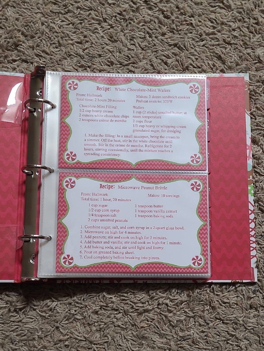 Hallmark Holiday Recipe Card Set - Picture 2 of 9